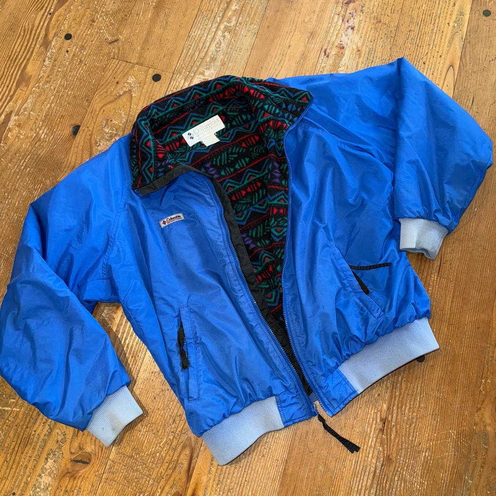 Vintage 90’s Columbia Sportswear Fleece Lined Bomber Jacket - Men’s Size Medium